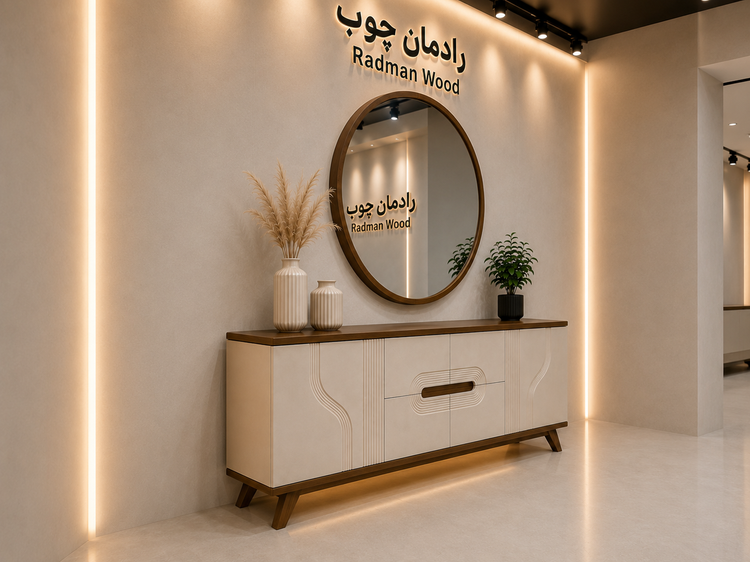 میز کنسول مدل رویال